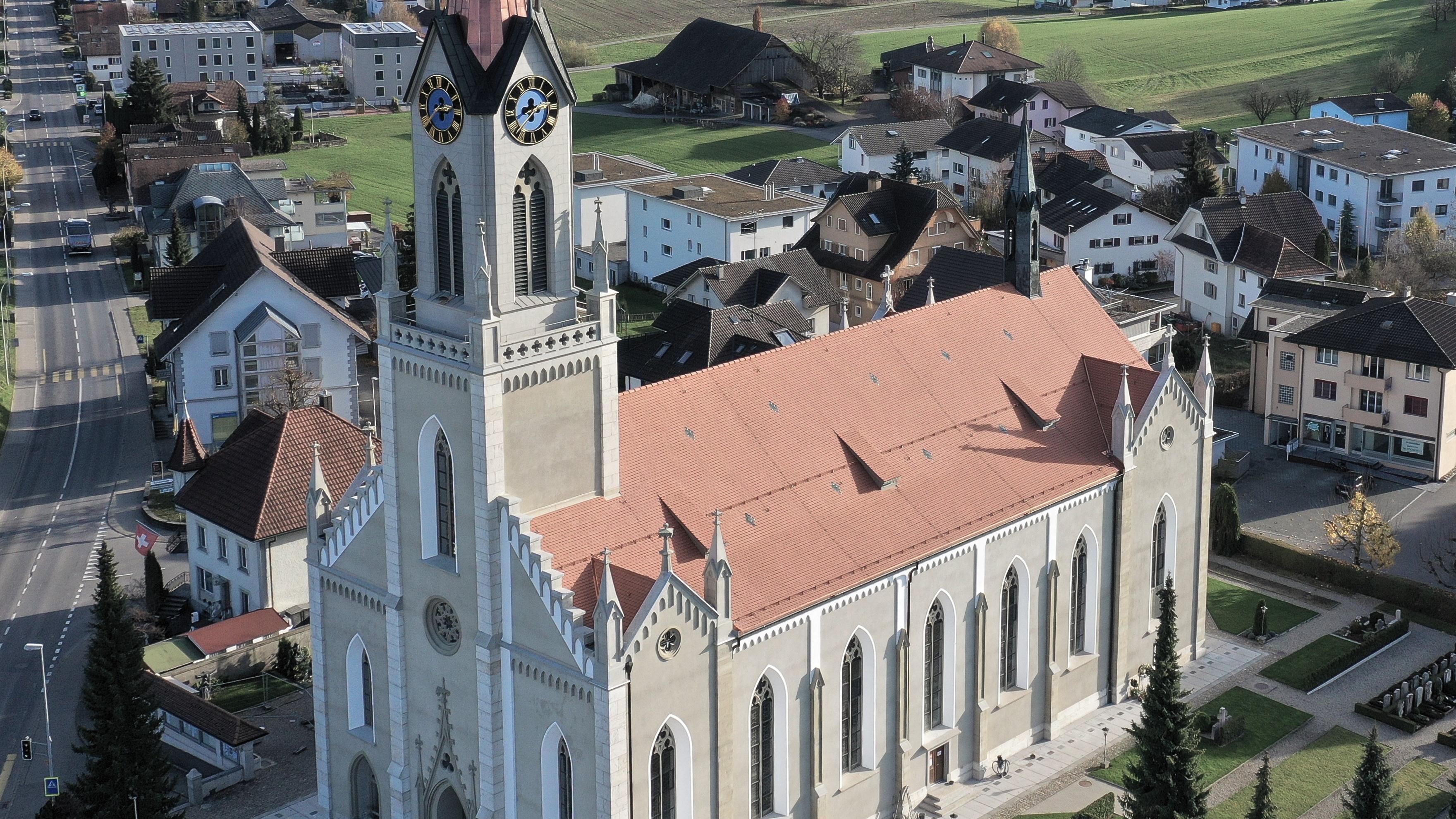 Aussenrestaurierung Kirche Grosswangen
